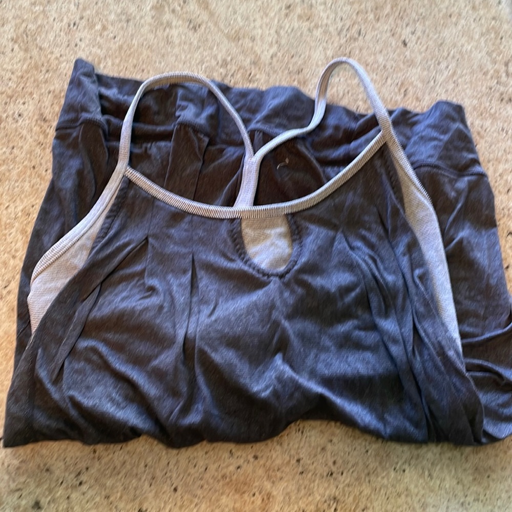 Lulu tank with built in bra